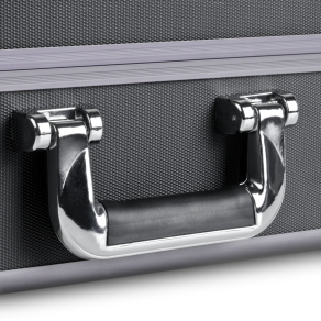 Mantona Photo Suitcase Basic M, black/metallic