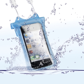 DiCAPac WP-i10 étui sous-marin iPhone bleu