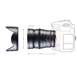 Walimex pro 35/1,5 Video DSLR Nikon F black