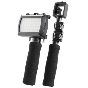 Walimex LED Dual Tripod for Apple iPhone 4/4S