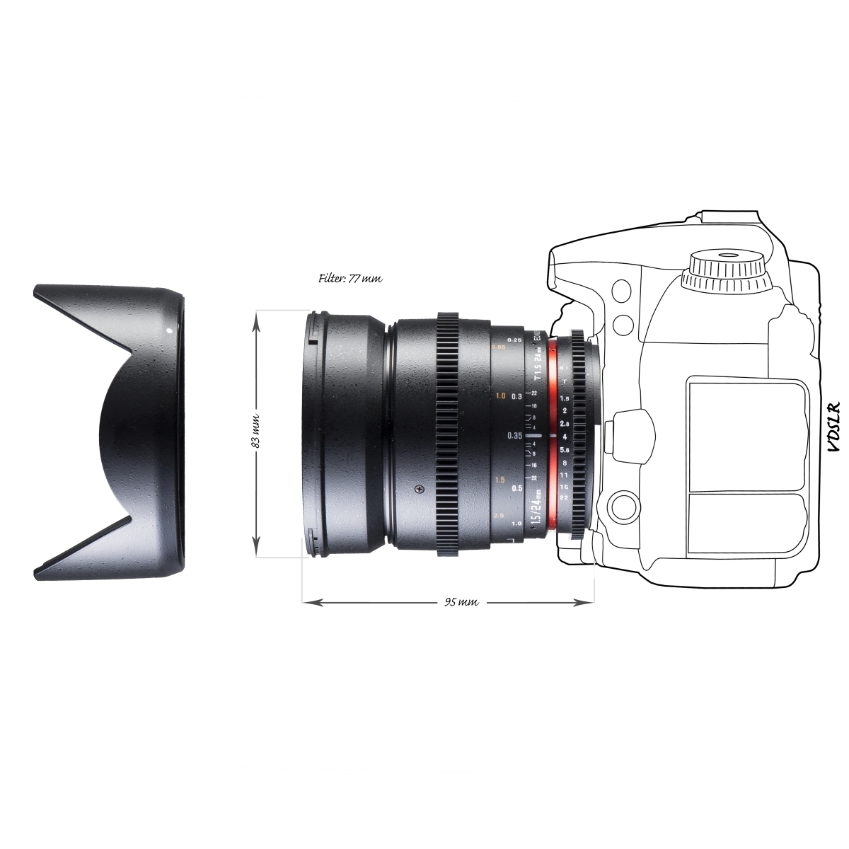 Walimex pro 24/1,5 Video DSLR Nikon F