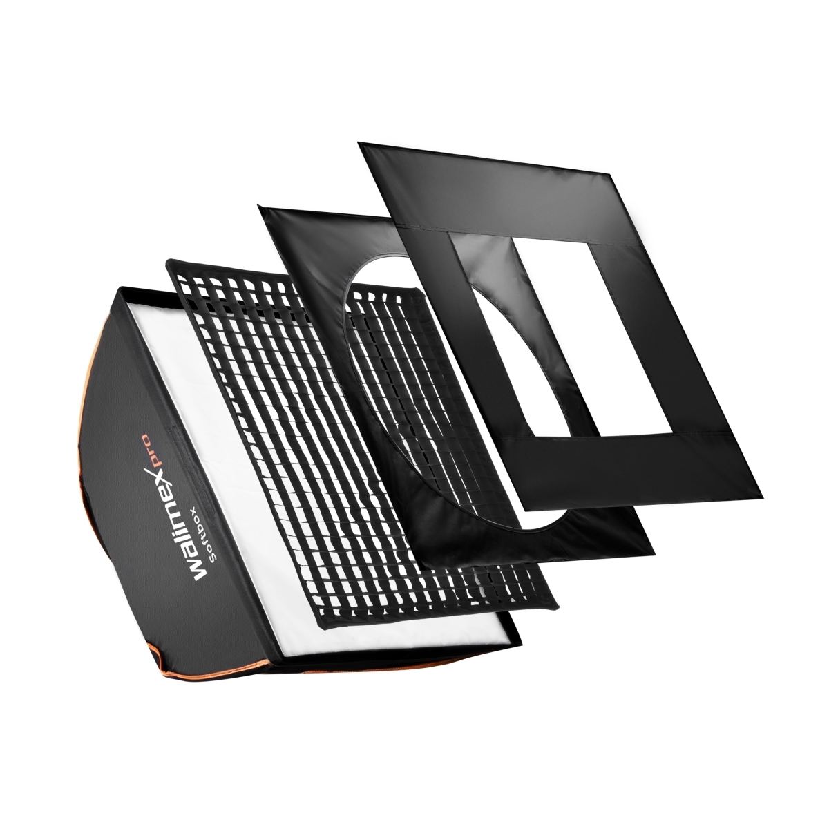 Walimex pro Softbox plus Orange Line 40x40cm Elinchrom 