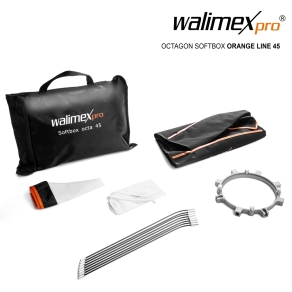 Walimex pro Octagon Softbox Orange Line 45