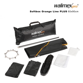 Walimex pro Softbox PLUS Orange Line 60x90