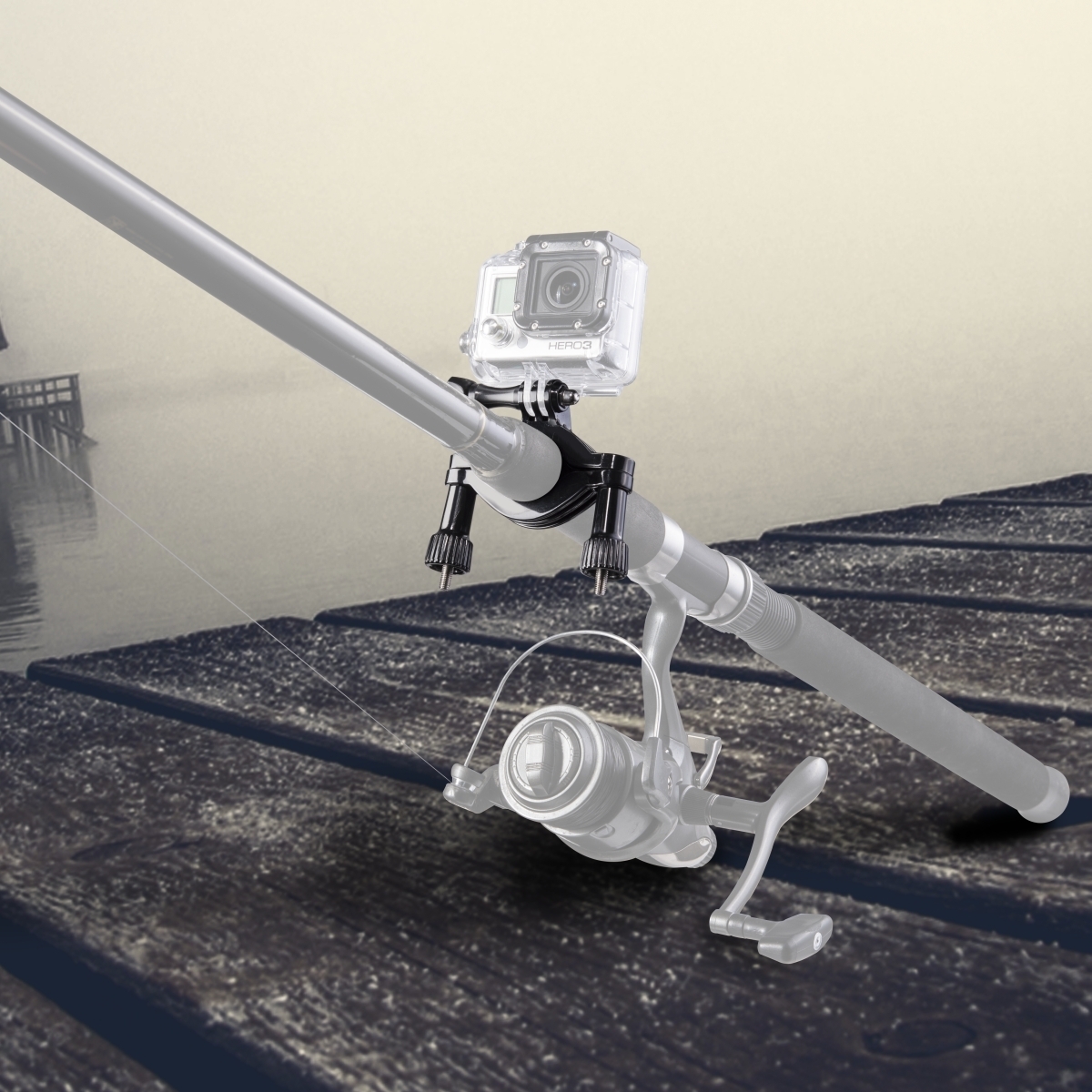 Mantona tube mount for 22-62mm for GoPro
