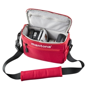 Mantona Irit system camera bag red
