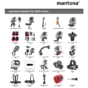Mantona GoPro SkiPol mounting Set