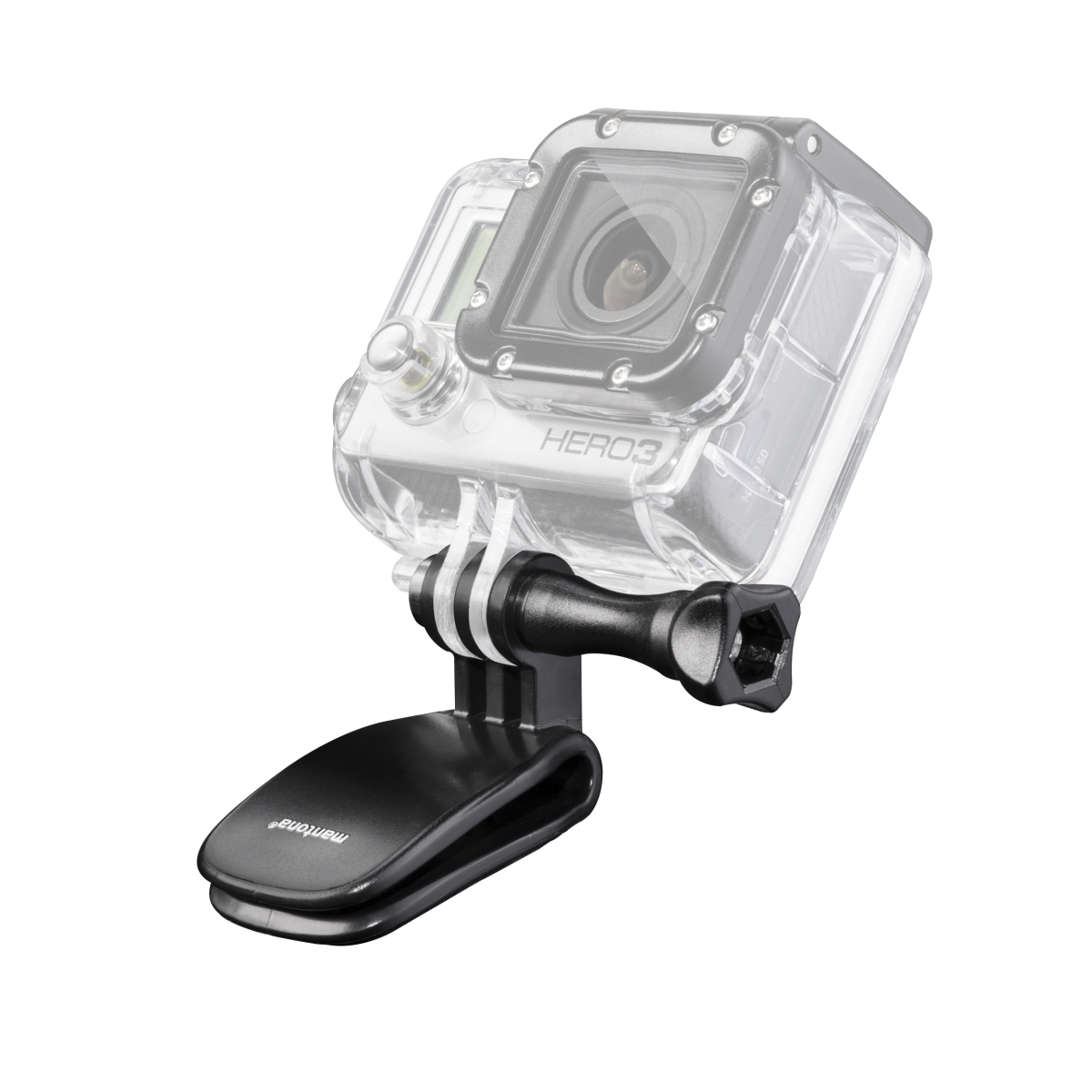Mantona Mini-Clamp incl. screw long for GoPro Hero