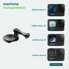 Mantona Miniklemme für GoPro Hero