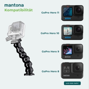 Bras dextension flexible Mantona pour GoPro