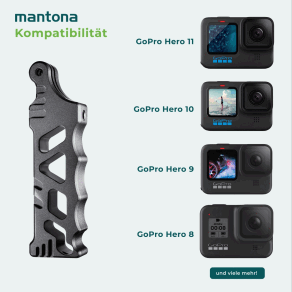 Mantona handle Alu "steady" for GoPro