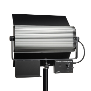 Walimex pro LED Sirius 160 Daylight 65W - 2er Set inkl. 2x Stativ 2,6m und Fernbedienung