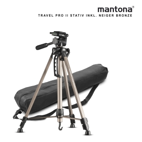 Mantona Basic Travel Pro II Tripod with panhead
