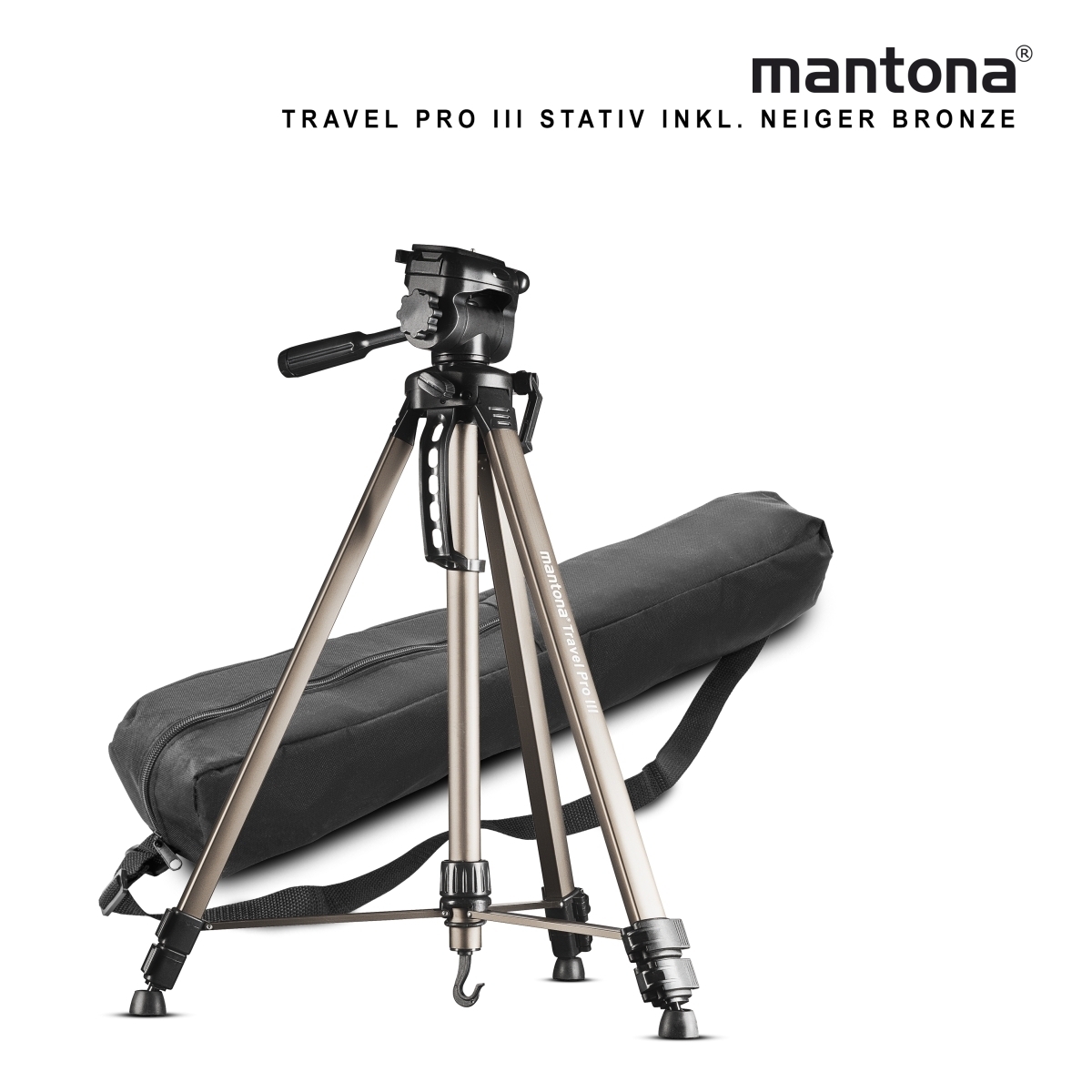 Mantona Basic Travel Pro III bronze