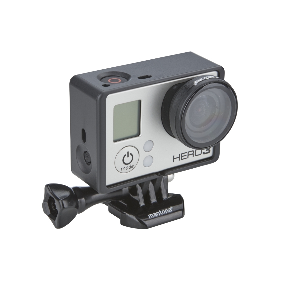 Wealpe Rahmengehäuse mit Objektivdeckel Kompatibel mit GoPro Hero 4 3 Kameras 3 