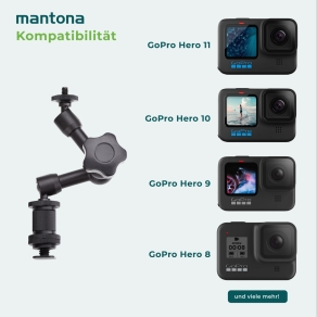 Mantona Joint arm Magic arm set 18 cm for GoPro