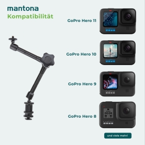 Mantona Joint arm Magic arm set 28 cm for GoPro