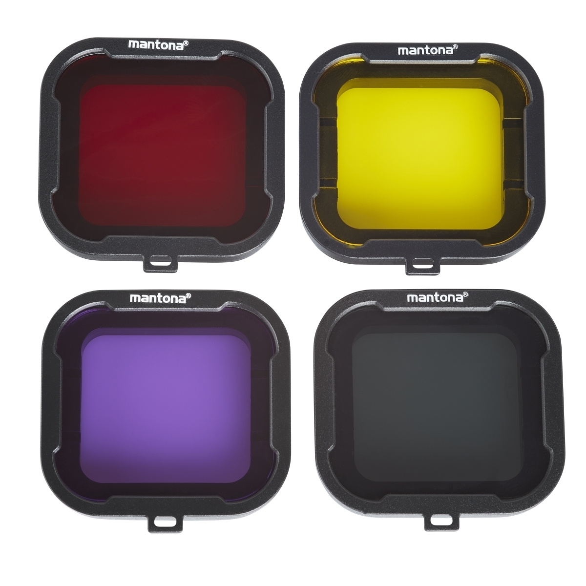 Filter set 4-coloured GoPro Hero 4/3 +