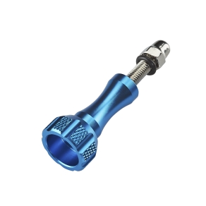 Mantona GoPro Schraubenset + Schlüssel Alu blau