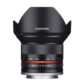 Samyang 12mm F2.0 NCS CS pour Sony E noir