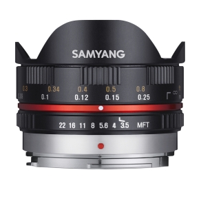 Samyang MF 7,5mm F3,5 Fisheye MFT schwarz