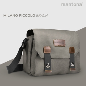 Mantona Camerabag Milano piccolo brown