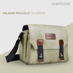 Mantona Camerabag Milano piccolo olivgreen