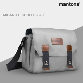 Mantona Camerabag Milano piccolo grey