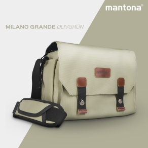 Mantona Camerabag Milano grande olivgreen