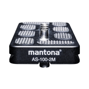 Mantona AS-100-2M Plaque de fixation rapide compatible...