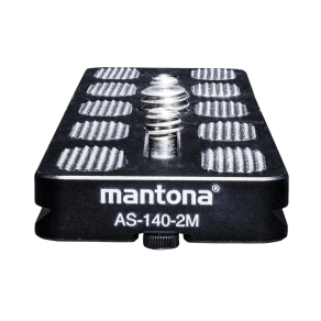Mantona AS-140-2M Plaque de fixation rapide compatible...