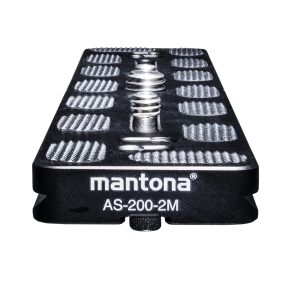 Mantona AS-200-2M Schnellwechselplatte Arca-Swiss kompatibel, 200x38 mm