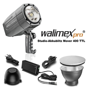 Walimex pro Mover 400 TTL studioflash w/ battery