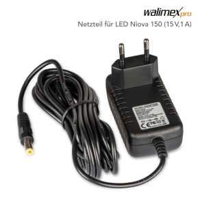 Walimex pro Netzteil für LED Niova 150 (15V,1A)