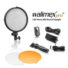 Walimex pro LED Niova 800 Plus Round Daylight 50W LED...