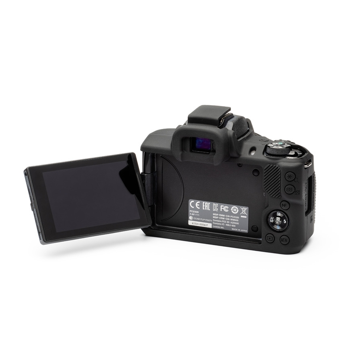 Black EasyCover Protective Case for Canon M50 Camera 