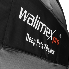Walimex pro Studio Line Deep Rota Softbox QA70 mit Softboxadapter Profoto