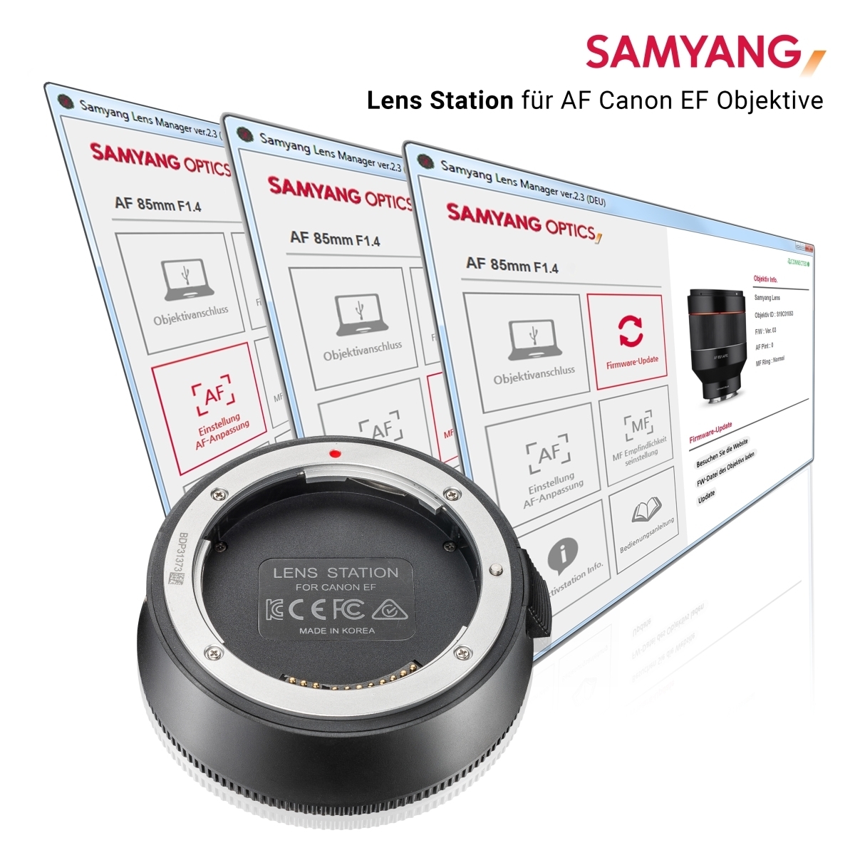 Samyang Lens Station EF lenses