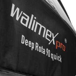 Walimex pro Studio Line Deep Rota Softbox QA90 mit Softboxadapter Profoto
