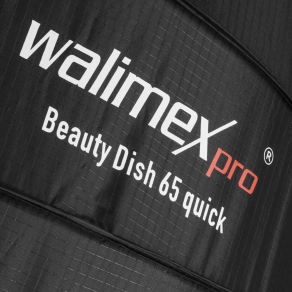 Walimex pro Studio Line Beauty Dish Softbox QA65 mit Softboxadapter Multiblitz V