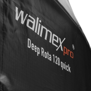 Walimex pro Studio Line Deep Rota Softbox QA120 mit Softboxadapter Visatec