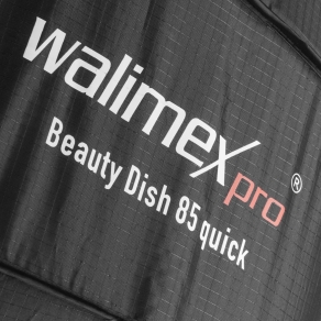 Walimex pro Studio Line Beauty Dish Softbox QA85 mit Softboxadapter Visatec