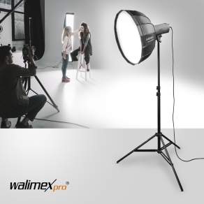 Walimex pro Studio Line Beauty Dish Softbox QA85 avec adaptateur pour boîte à lumière Broncolor