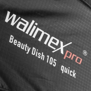 Walimex pro Studio Line Beauty Dish Softbox QA105 con adattatore per softbox Walimex C&CR