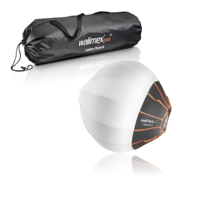 Walimex pro Boîte à lumière dambiance 360° 50cm avec adaptateur pour boîte à lumière multi-flash P