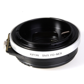 Adattatore Kipon Shift per Canon FD e Sony E
