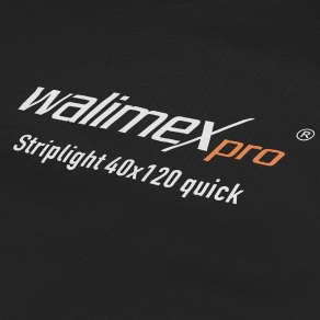 Walimex pro Studio Line Striplight Softbox QA 40x120cm avec adaptateur pour softbox Hensel EH/Richter
