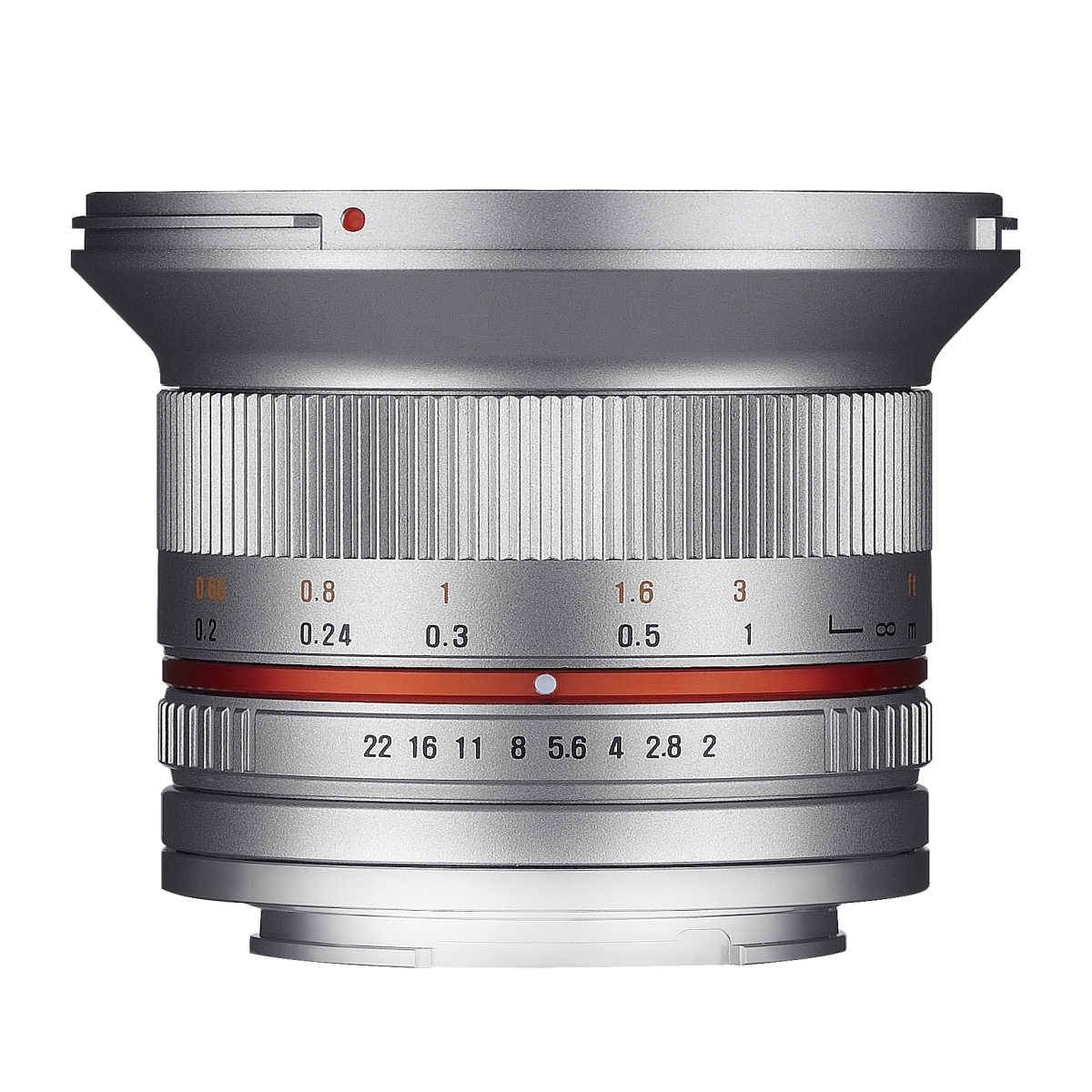 Samyang MF 12mm F2.0 APS-C Canon M silver