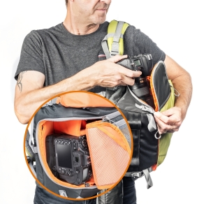 Mantona sac à dos pour appareil photo elementsPro 30 V2 vert