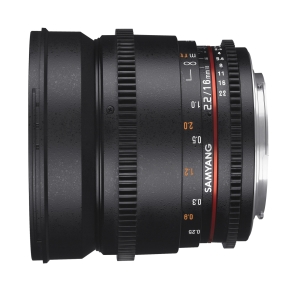 Samyang MF 16mm T2,2 Video APS-C II Nikon F